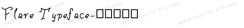 Flare Typeface字体转换
